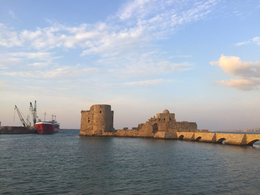 The castle of Saida