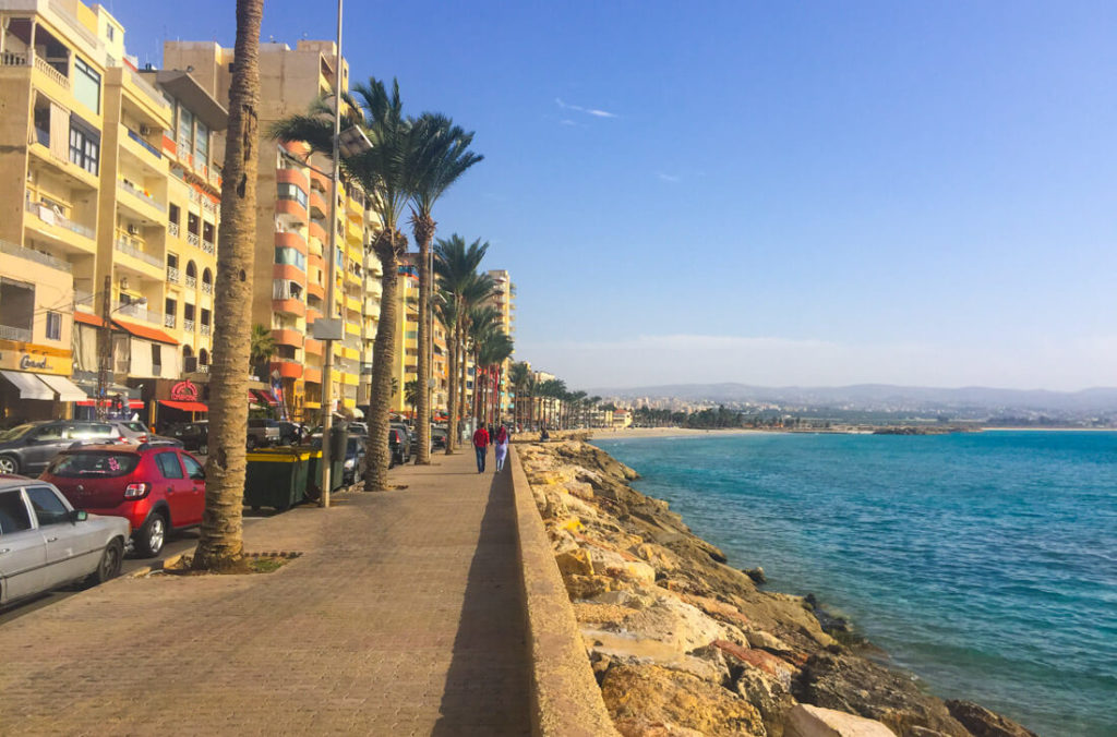 The corniche of Tyre