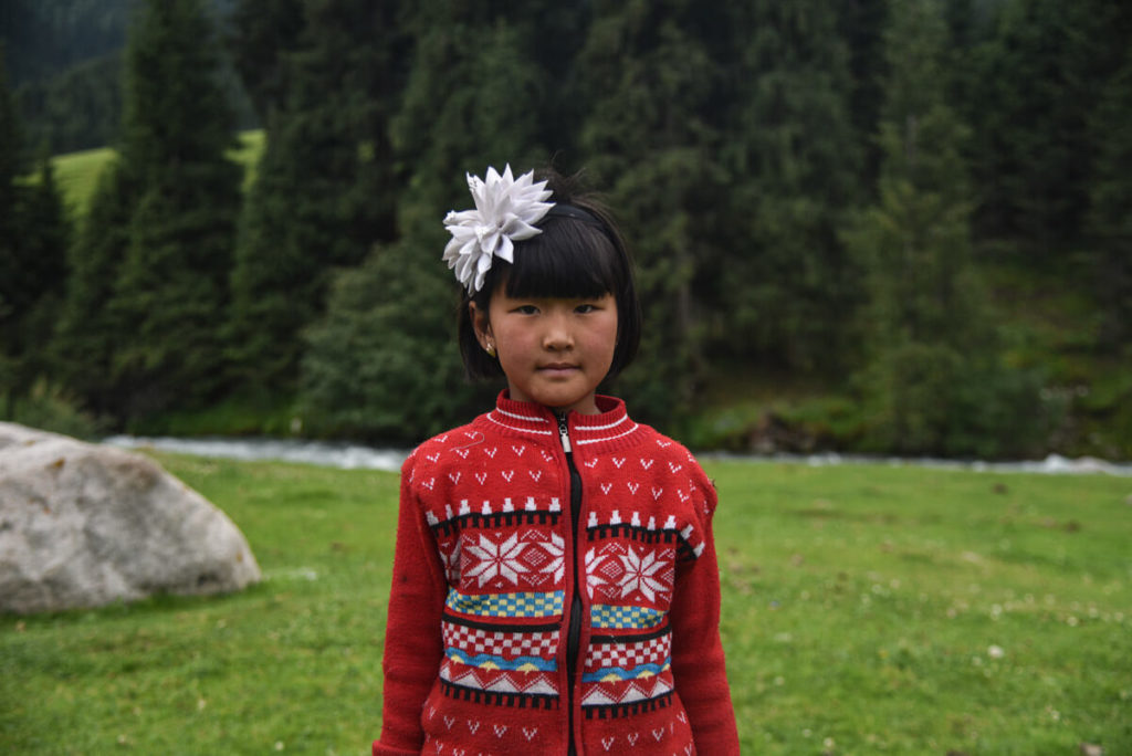 Nomadic Lyrgyz girl