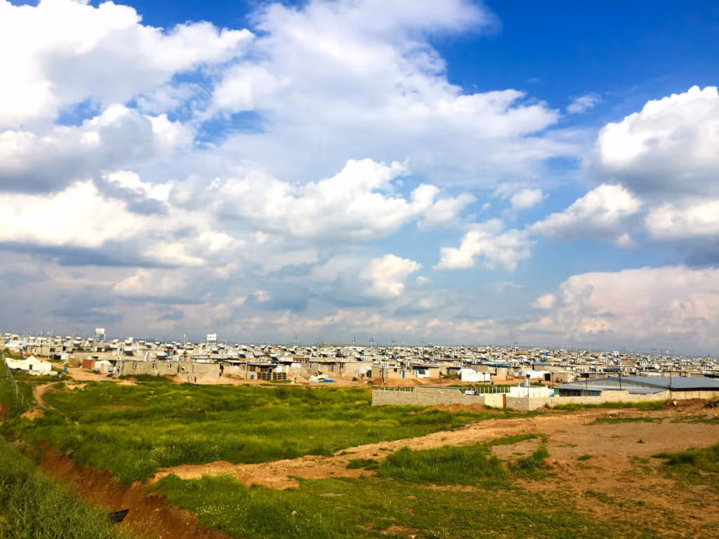 Darashakran, a Syrian refugee camp in Iraq