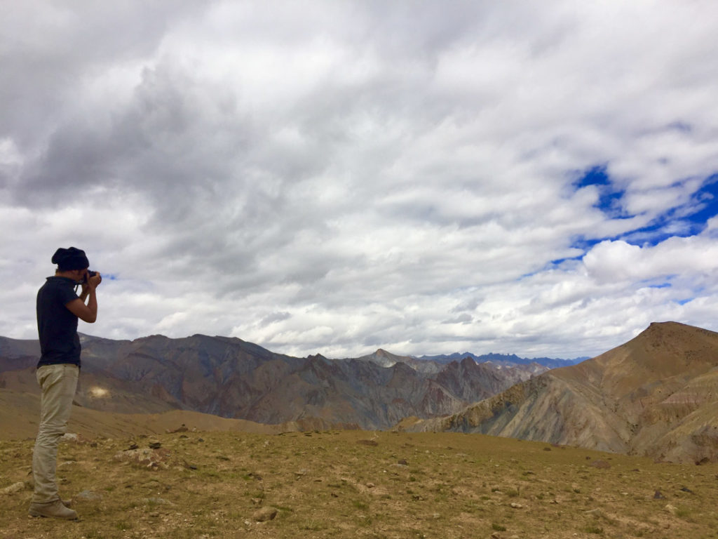 Echando fotos a 4,800m en el valle de Markha