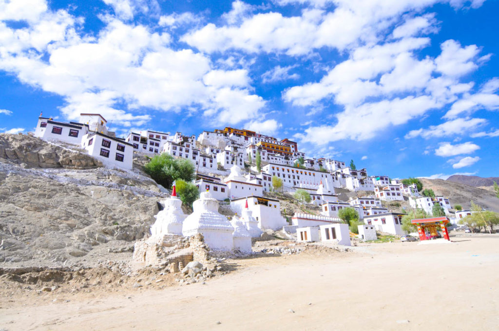 Gompa de Thiksey, uno de los edificios más emblemáticos de la cultura tibetana