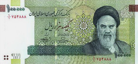 100,000 Iranian rials