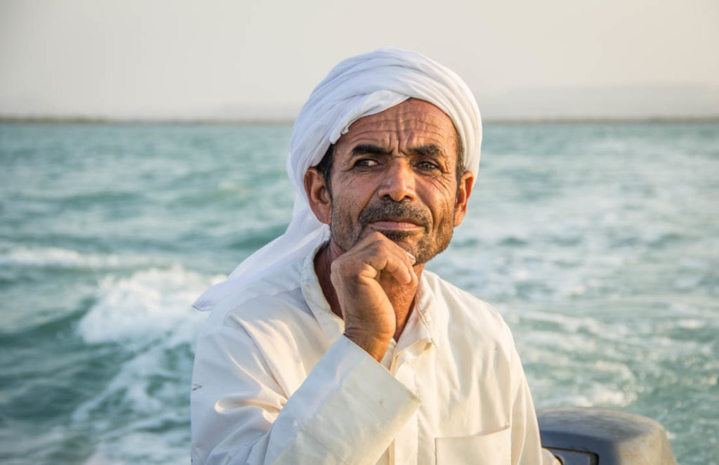 A local from Quesh Island in Iran