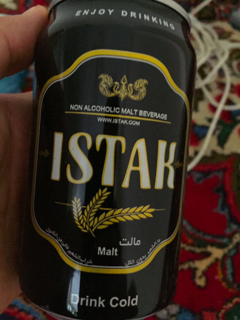 Istak, Iranian beer without alcohol