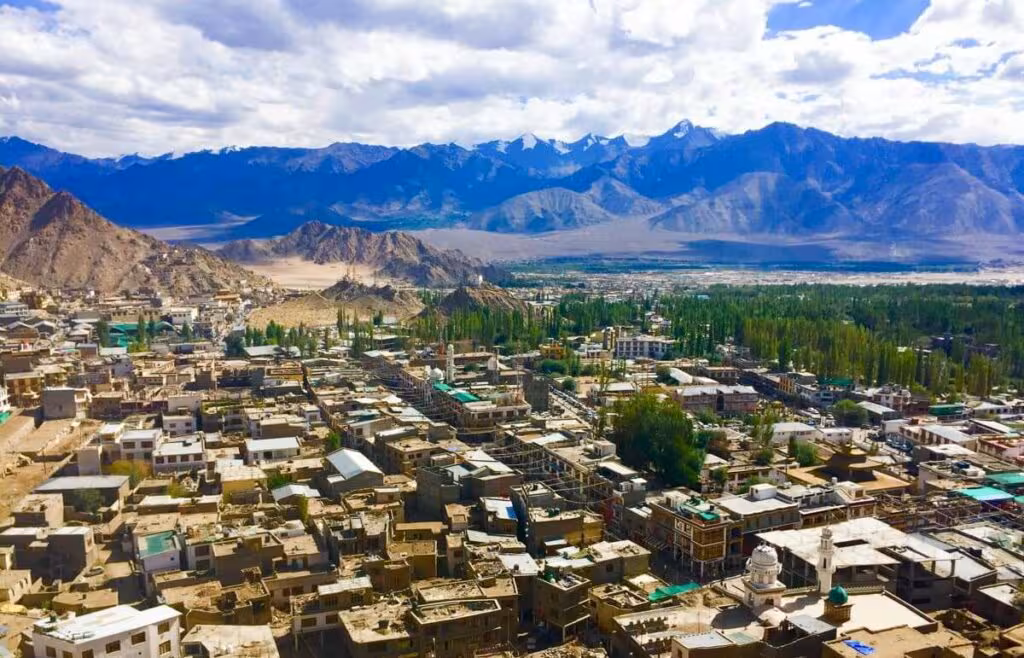 Views of Leh from Leh Palace