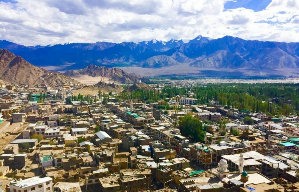 Views of Leh from Leh Palace