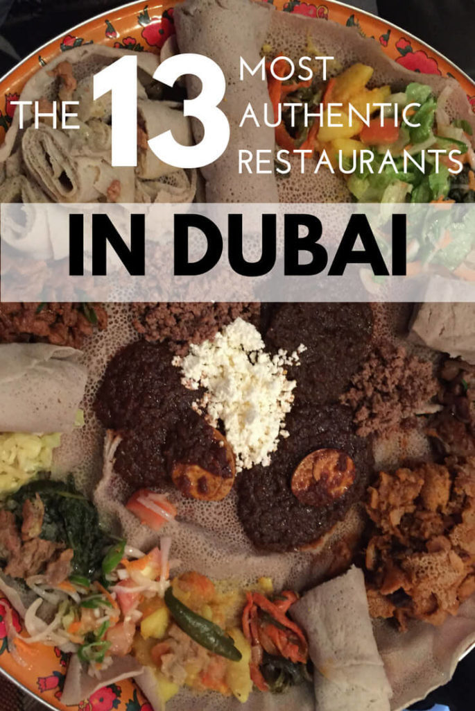 Authentic restaurants in Dubai