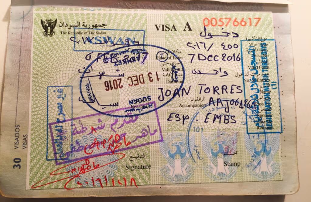 sudan visa
