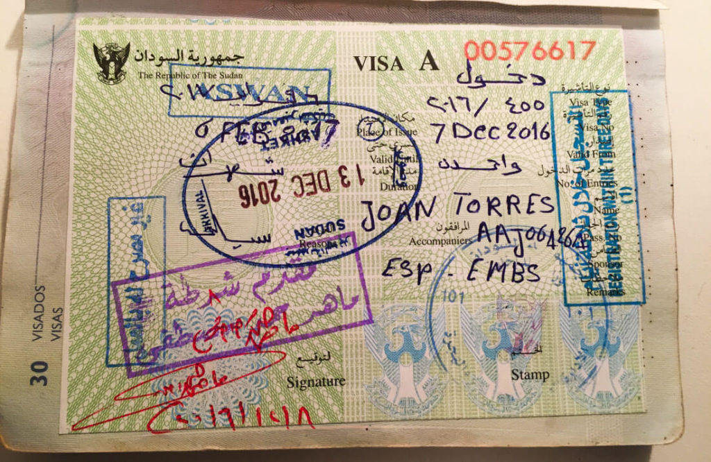 How To Get A Visa For Sudan In 2018 Against The Compass