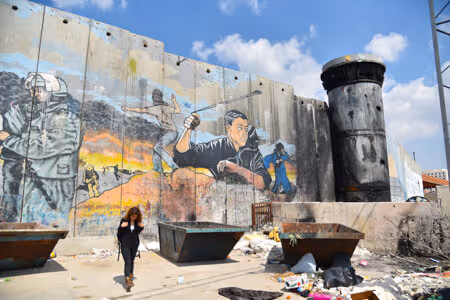 Airbnb in Dheisheh, a Palestinian refugee camp in Bethlehem