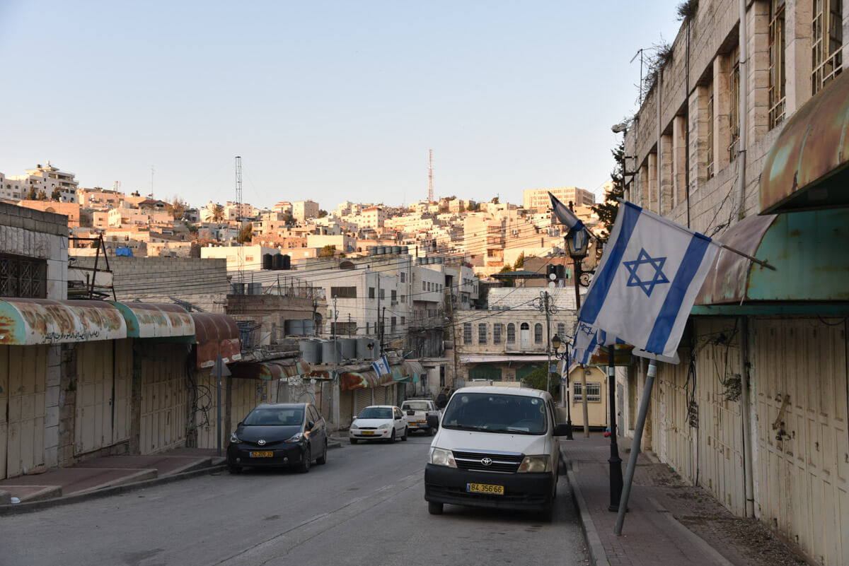 The Jewish settlement of Hebrón