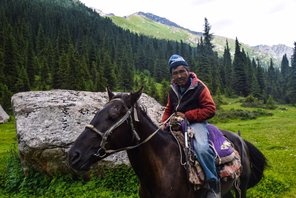 A Kyrgyz horseman