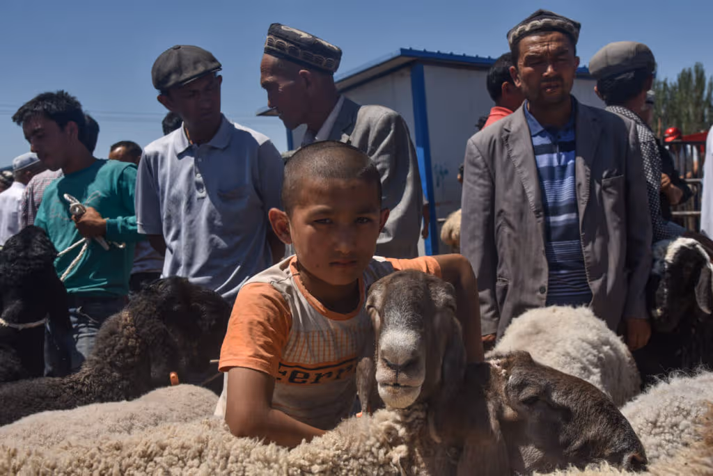 Mercado de animales de Kashgar