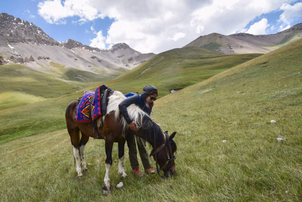 Kyrgyzstan hiking