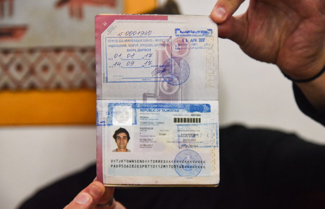 tayikistan viaje visa