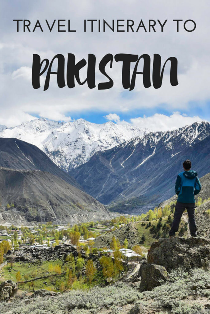 pakistan travel itinerary