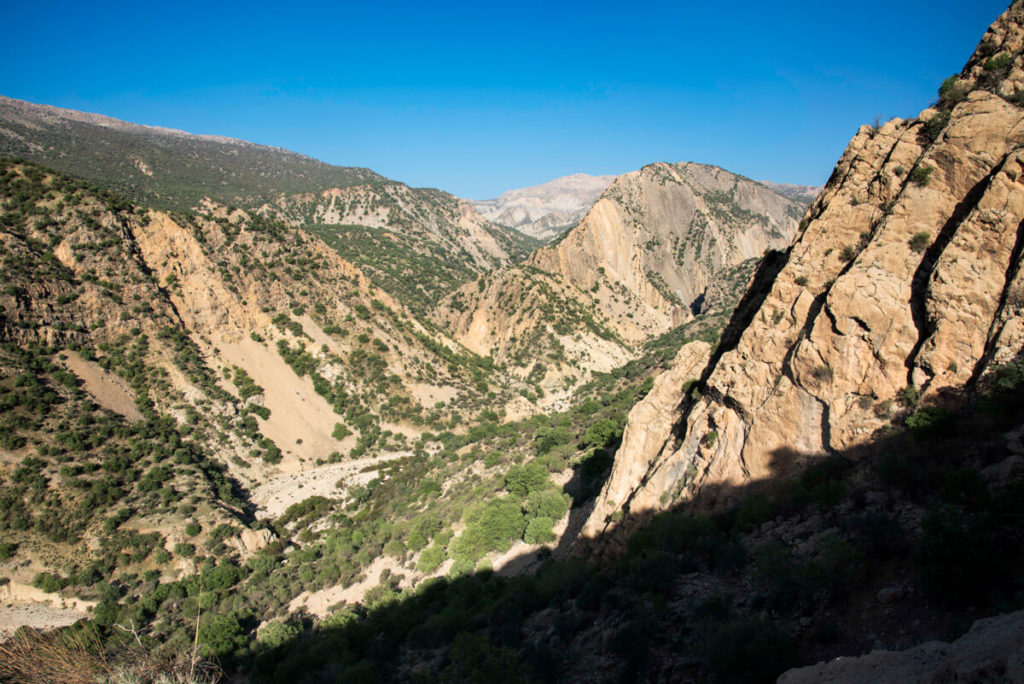 The Zagros mountains