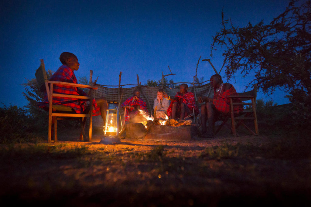 Budget camp in Masaimara