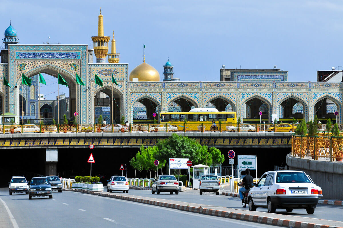 iran tourism map