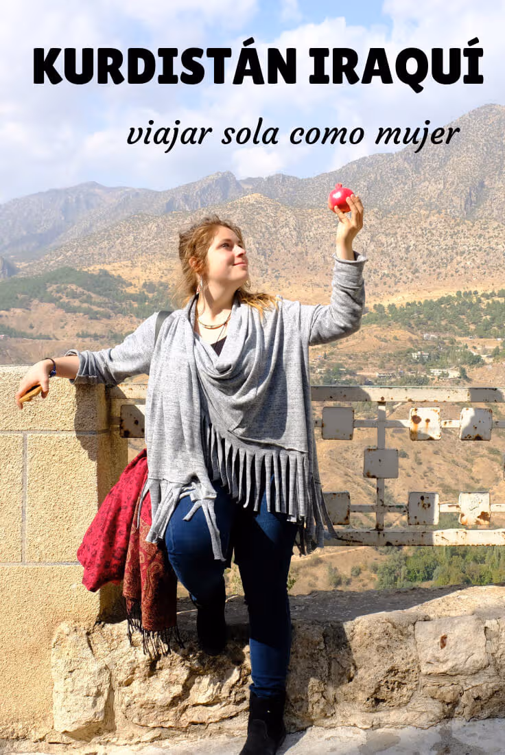Kurdistán iraquí mujer sola