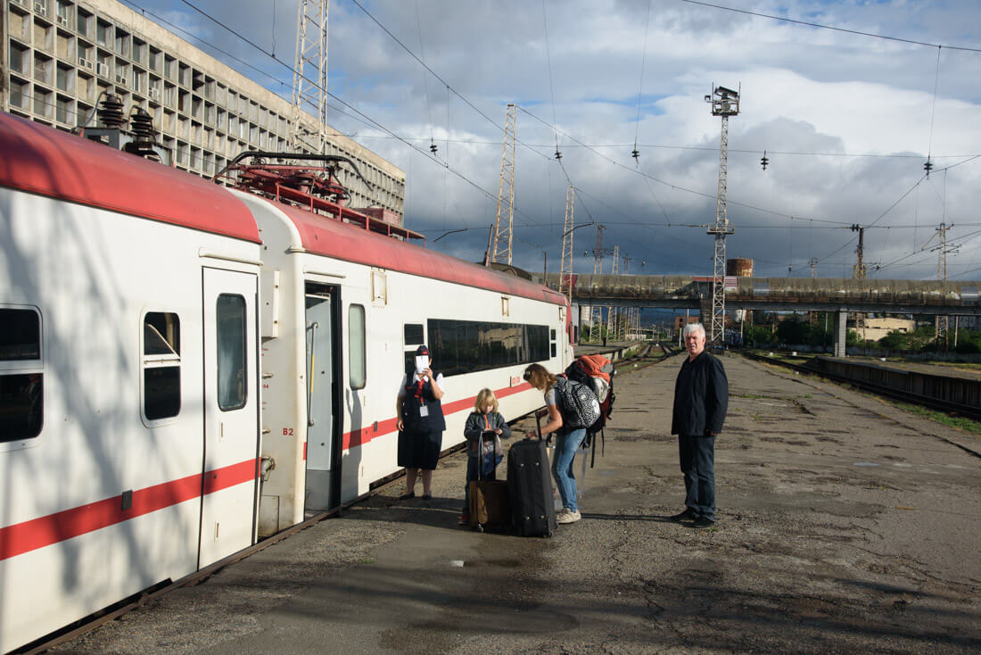 Viajar en tren por Georgia