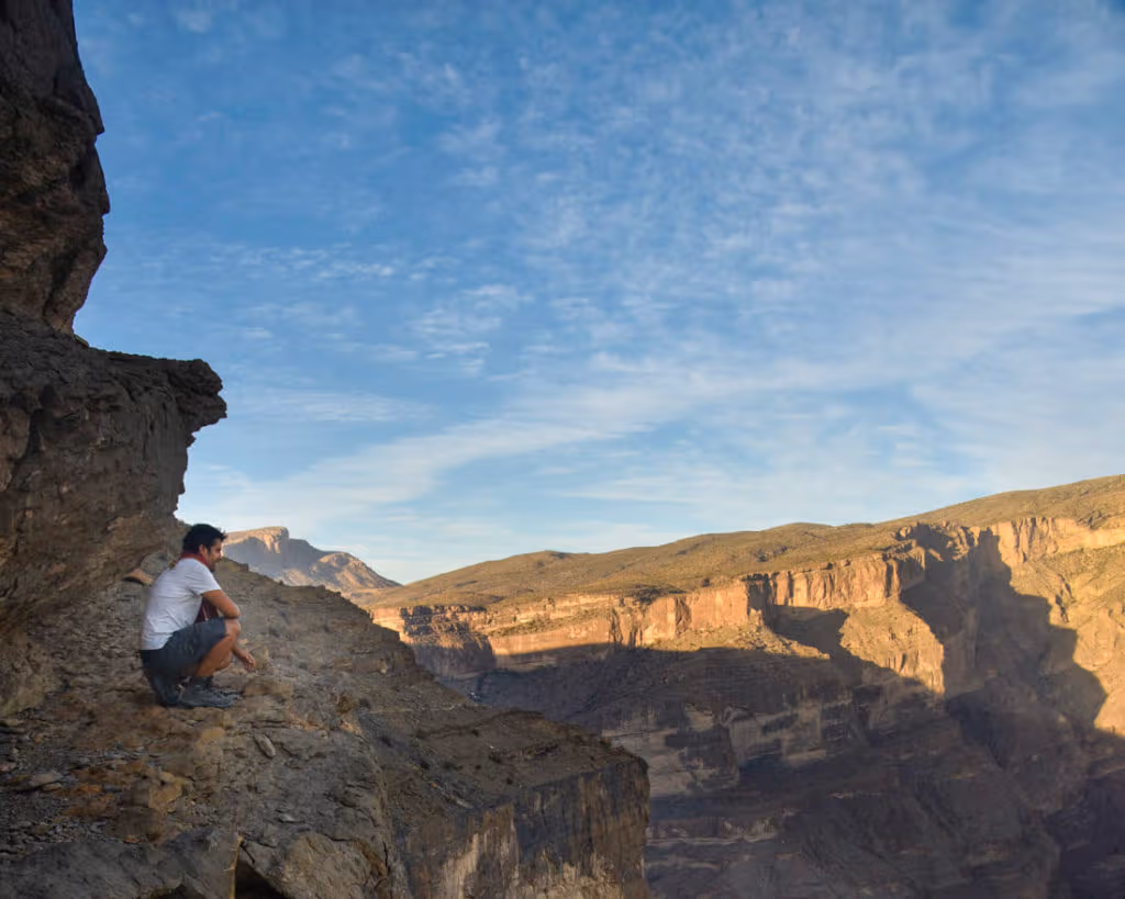 camping in Oman