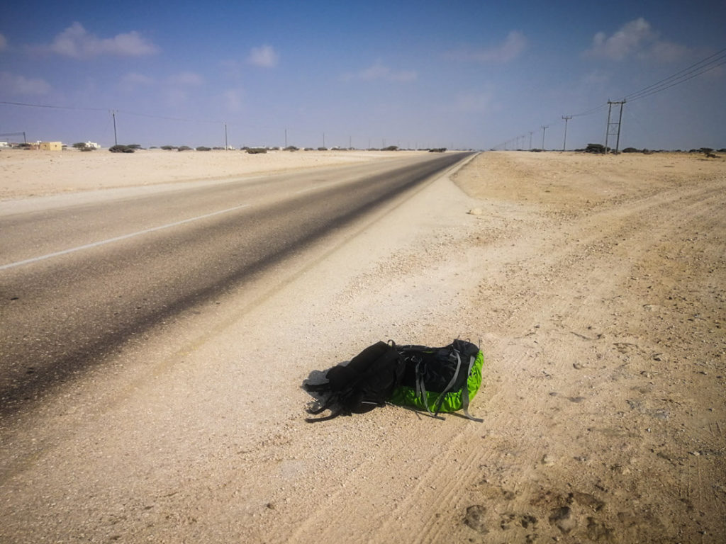 Hitchhiking in Oman