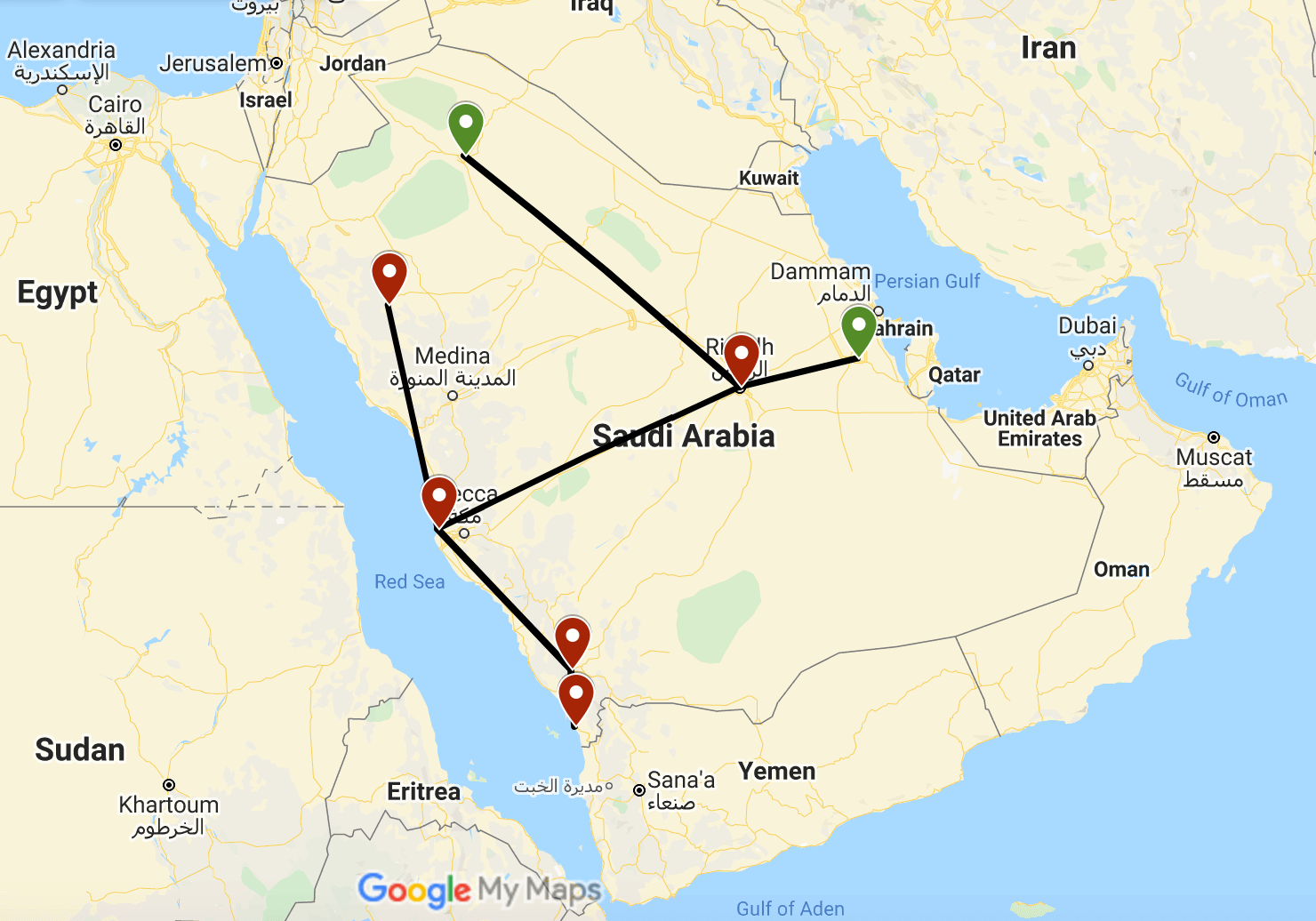 travel to saudi arabia from singapore