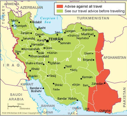 is it safe to travel in iran now