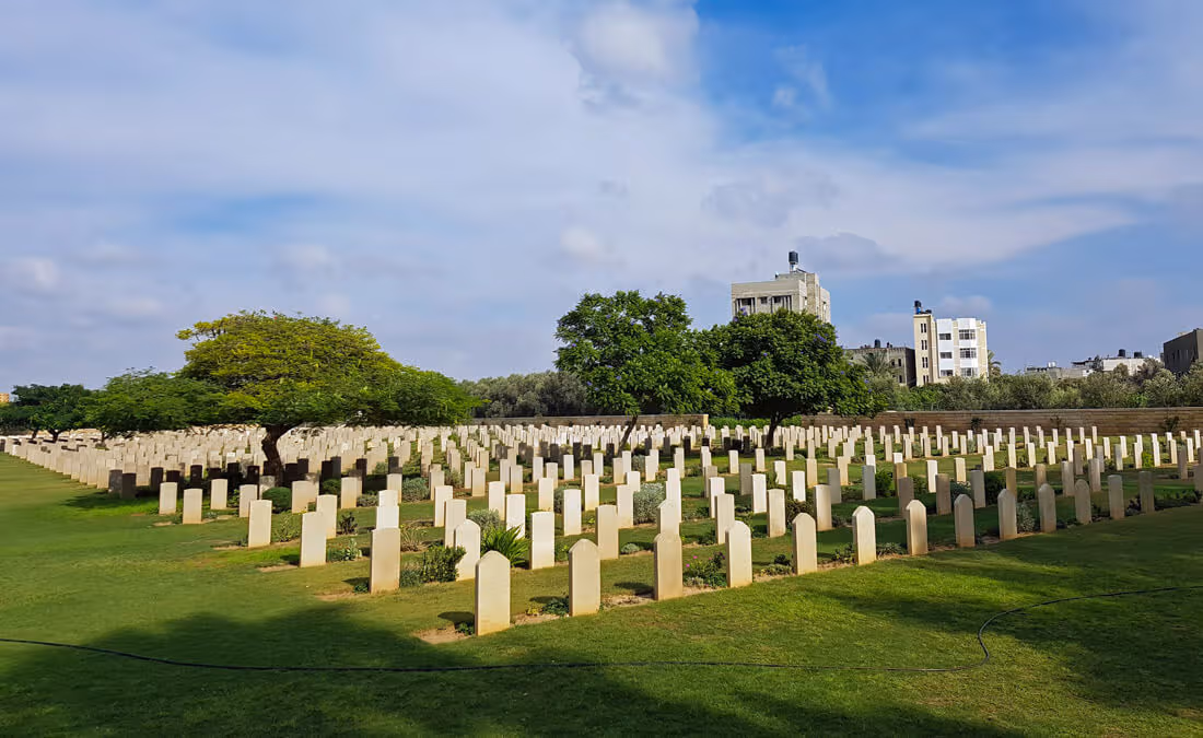 British war cemetery Gaza