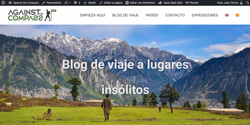 cómo hacer un blog de viajes