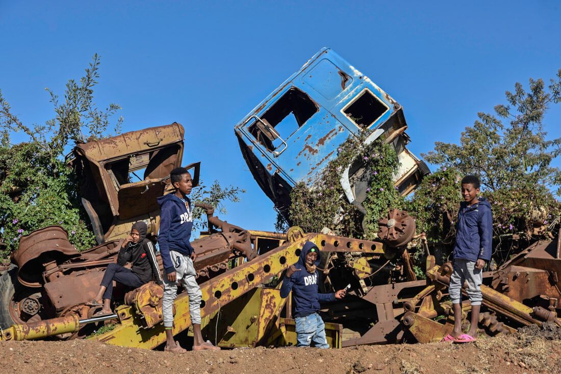 tank graveyard Asmara