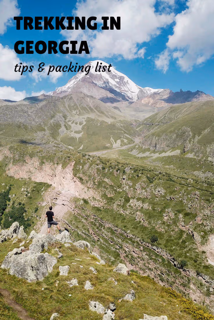 trekking in Georgia packing list