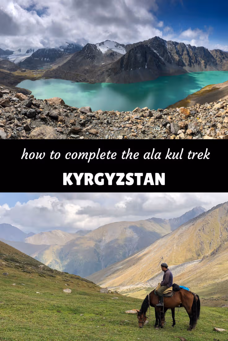 Ala Kul lake trekking