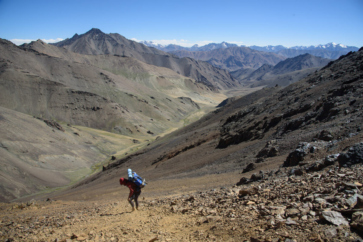 hiking in Central Asia