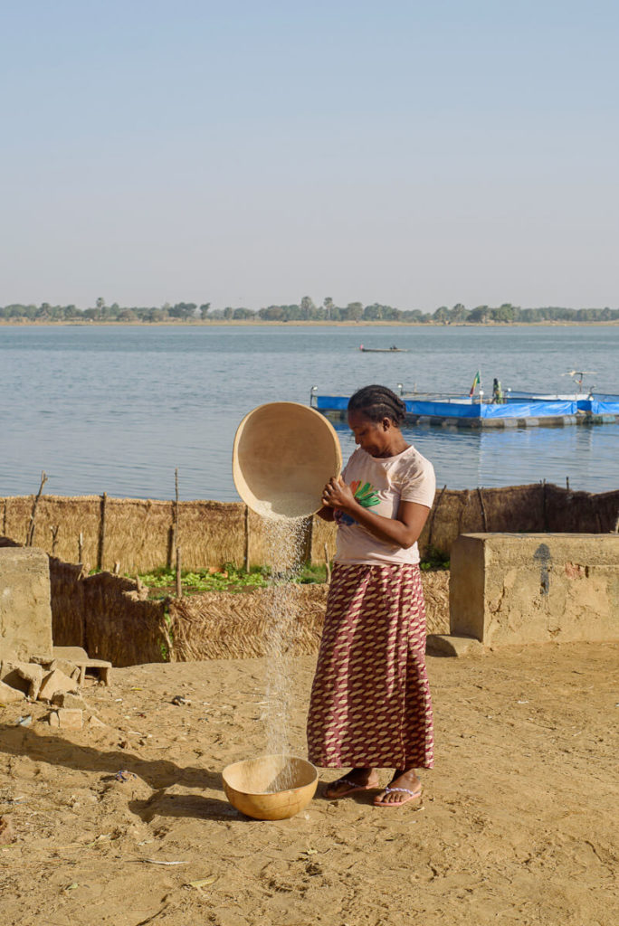 El río Niger Mali