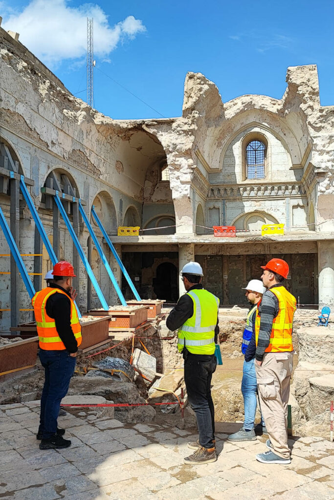Reconstrucción de la iglesia UNESCO Mosul