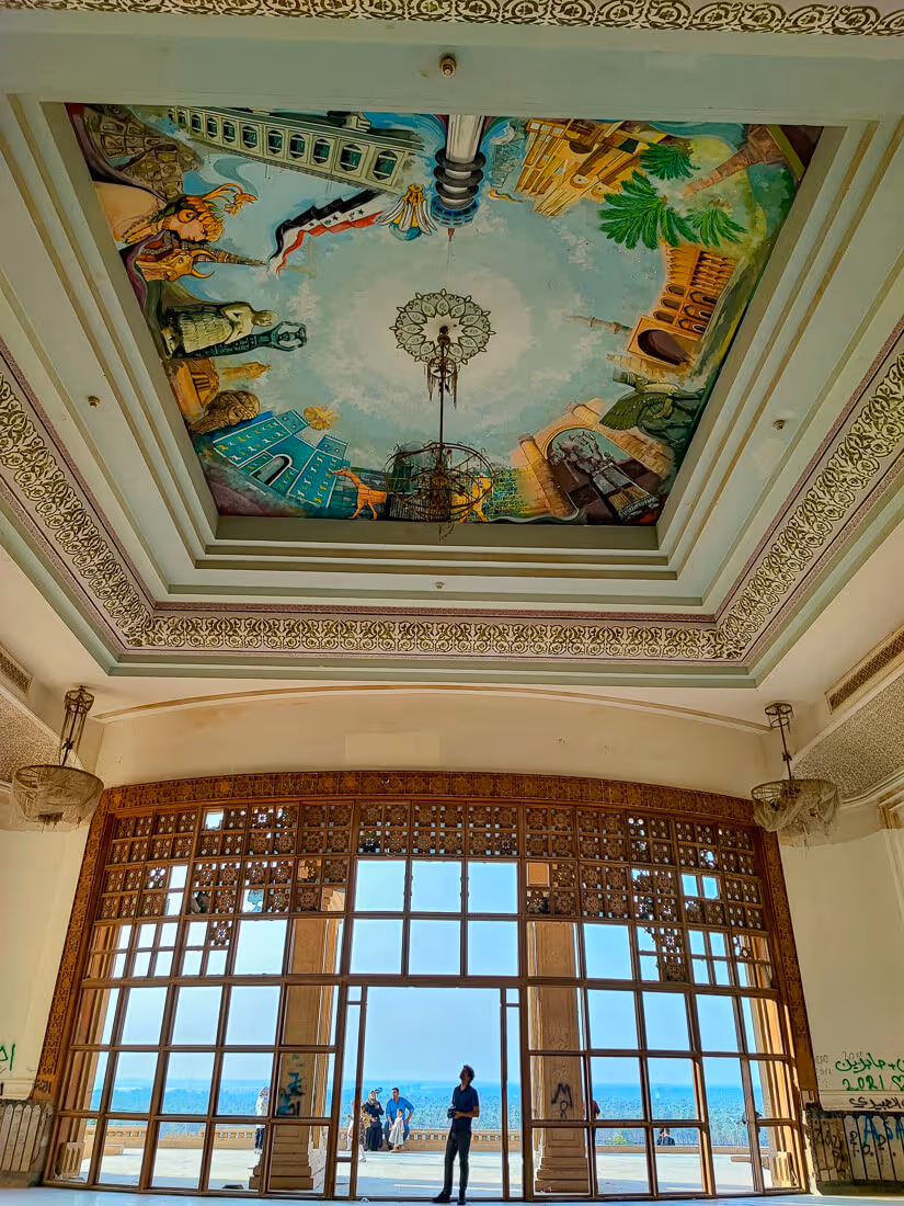 Saddam Hussein palace in Babylon