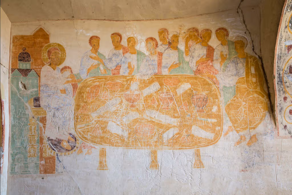 Frescoes Davit Gareja