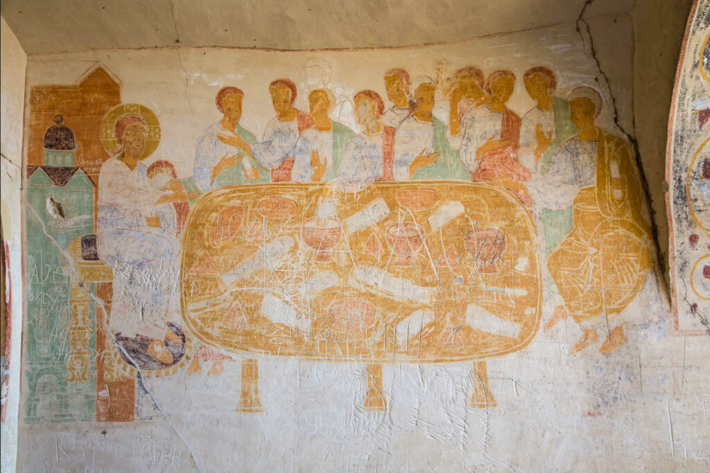 Frescoes Davit Gareja