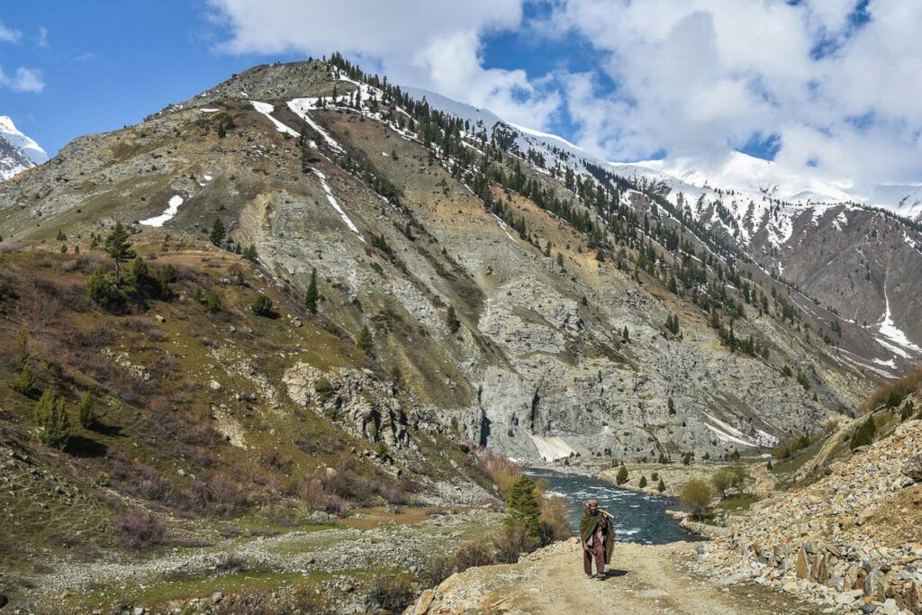 área remota de Pakistán