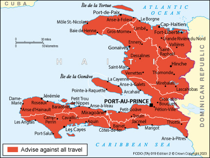 Haiti travel advice