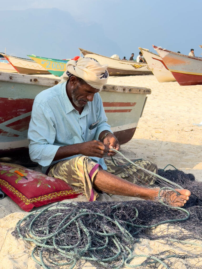 Fisherman in Socotra