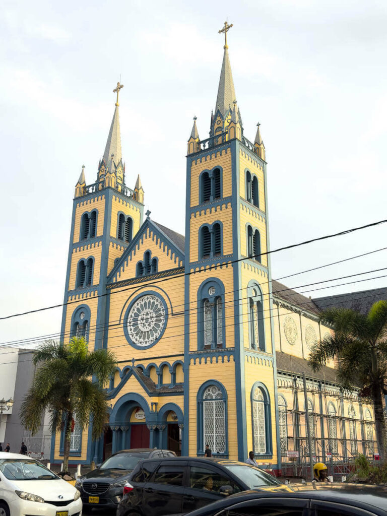 La catedral principal en Paramaribo