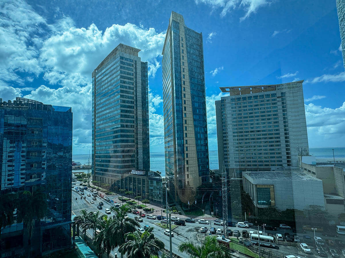 El centro de la ciudad de Puerto España.
