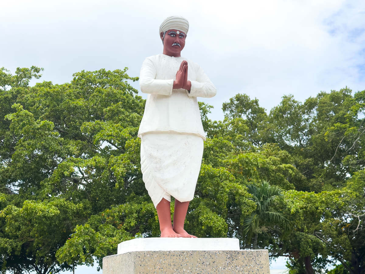 Un templo hindú en algún lugar de Trinidad