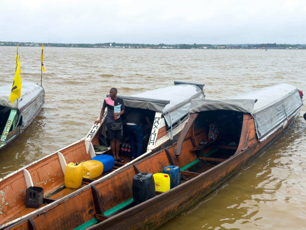 The boats that take you to French Guyana, actual European Union