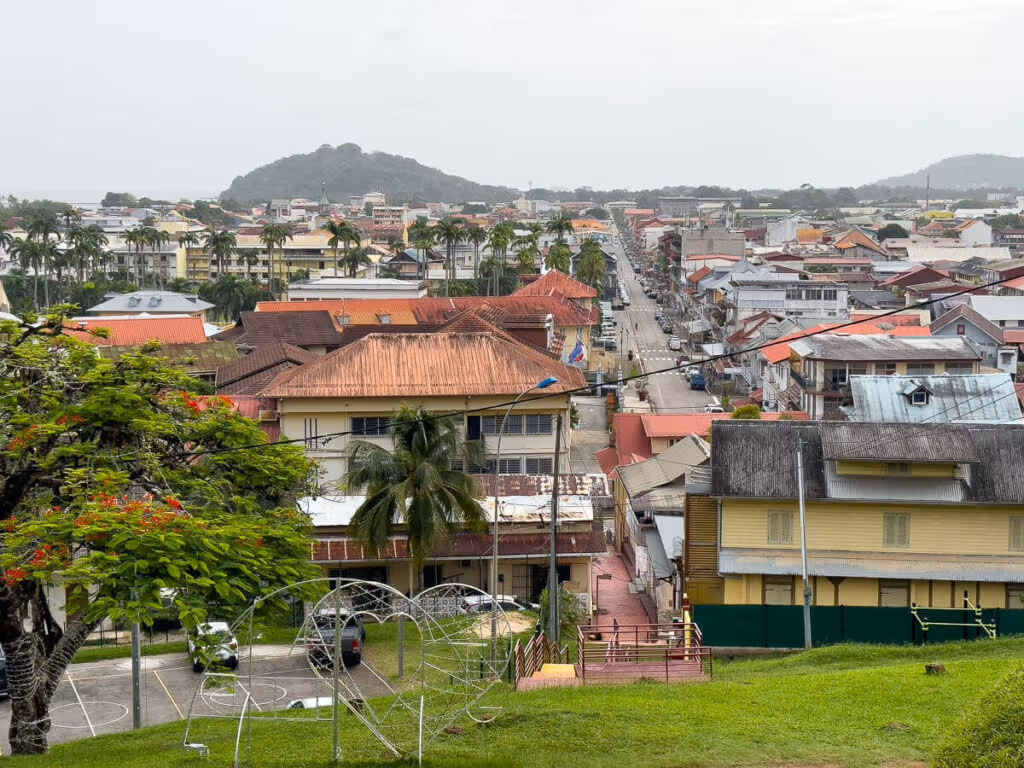 Cayenne. the capital of French Guyana