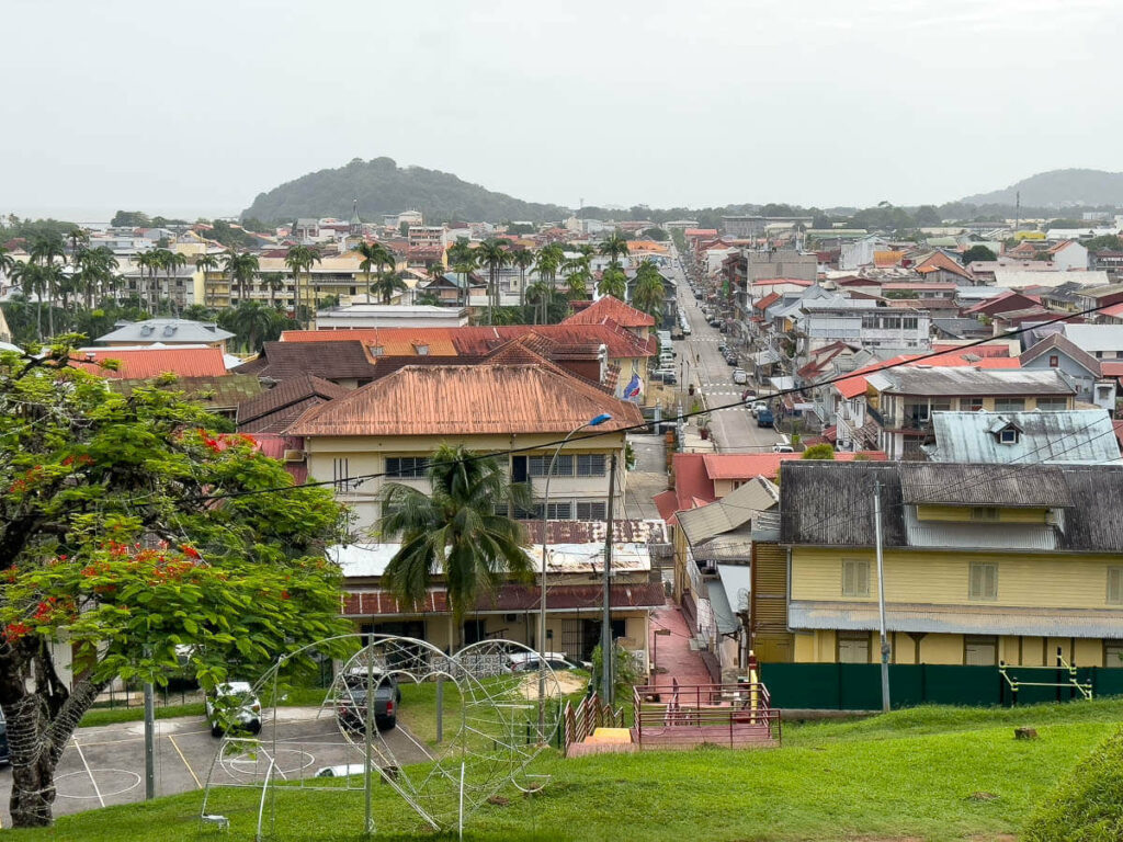 Cayenne. the capital of French Guyana